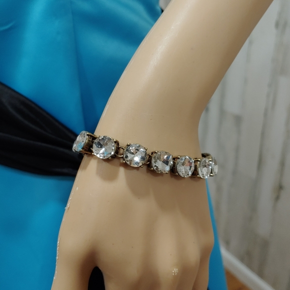 Pearl and Crystal long necklace - Picture 3 of 5